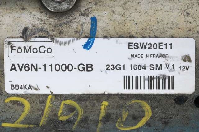 Starter diesel til Ford Focus 2011-2014 (Type III, Fase 1) (VALEO|ESW20E11|AV6N-11000-GB|)