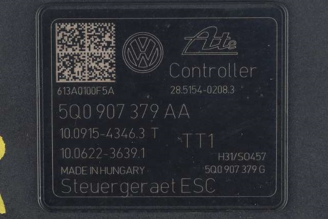 ABS sentral til VW Golf VII 2012-2017 (Fase 1)  (VAG|5Q0 614 517 T|5Q0 907 379 AA|)