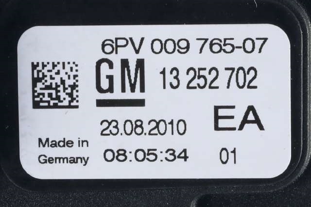 Pedal gass til Opel Astra J 2010-2015  (HELLA|6PV 009 765-07|13 252 702|)