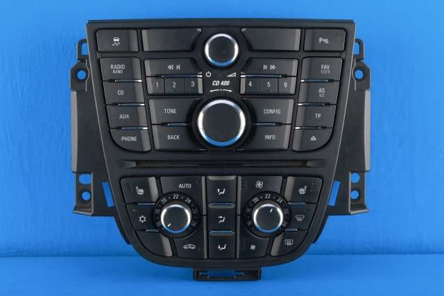 Bilstereo navigasjon betjeningspanel til Opel Astra J, 2010-2015  (GM|13 343 708)