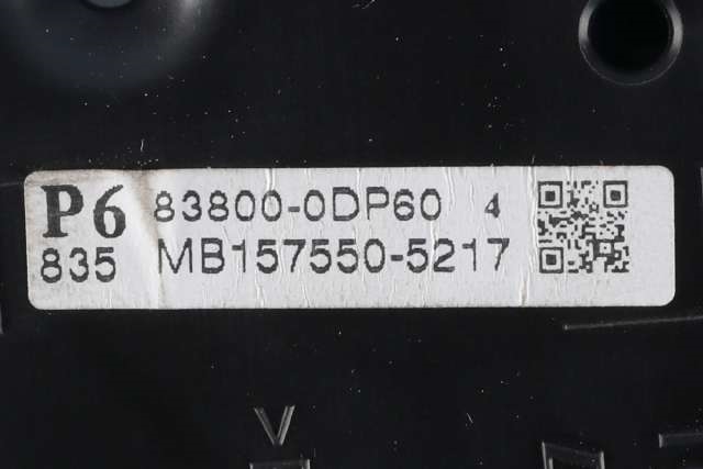 Instrumentpanel til Toyota Yaris 2012-2014 (Type III, Fase 1) (DENSO|157550-5217|83800-0DP60|)