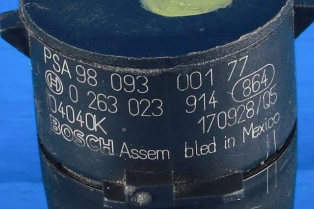 Parkeringssensor bak til Peugeot 308 2007-2011 (Type I, Fase 1) (BOSCH|0 263 023 914|98 093001 77|)