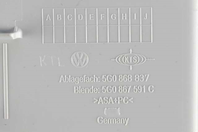 Taklyspanel til VW e-Golf 2017-2020 (Fase 2)  (VAG|5G0 868 837|)