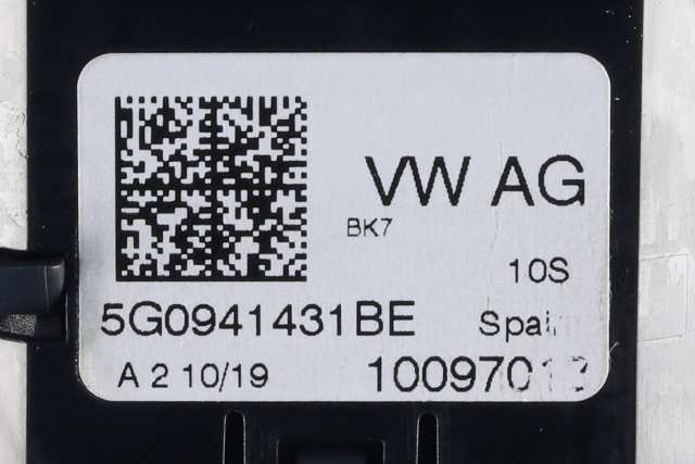 Bryter lys til VW e-Golf 2017-2020 (Fase 2) (VAG|5G0 941 431 BE|)