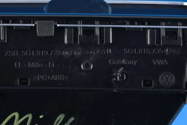 Dashbord friskluftdyse midtkonsoll til VW e-Golf 2017-2020 (Fase 2)  