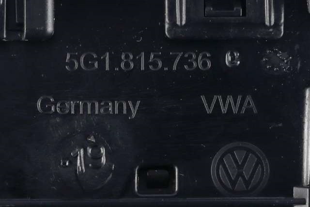 Dashbord friskluftdyse midtkonsoll til VW e-Golf 2017-2020 (Fase 2)  