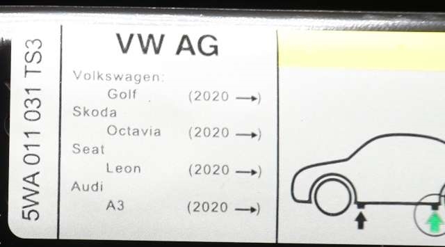 Jekk original til VW Golf VIII 2020-->> (VAG|5WA 011 031|)
