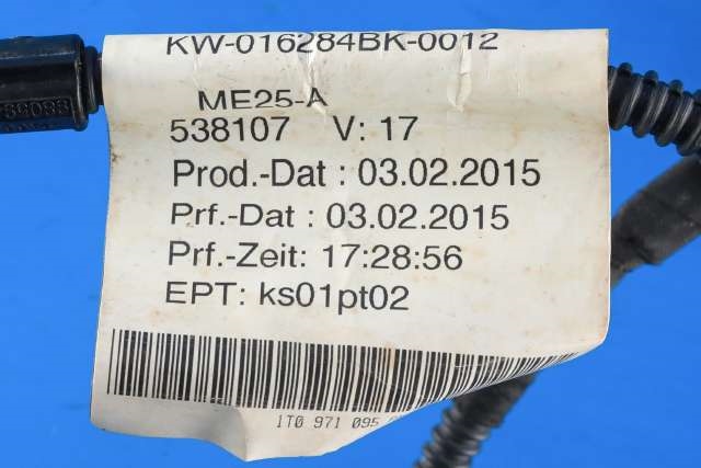 Ledningsnett til VW Touran 2010-2015 (Type I, Fase 3)  (VAG|1T0 971 095 AN|)