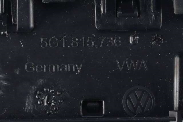 Dashbord friskluftdyse midtkonsoll til VW Golf VII 2012-2017 (Fase 1)  