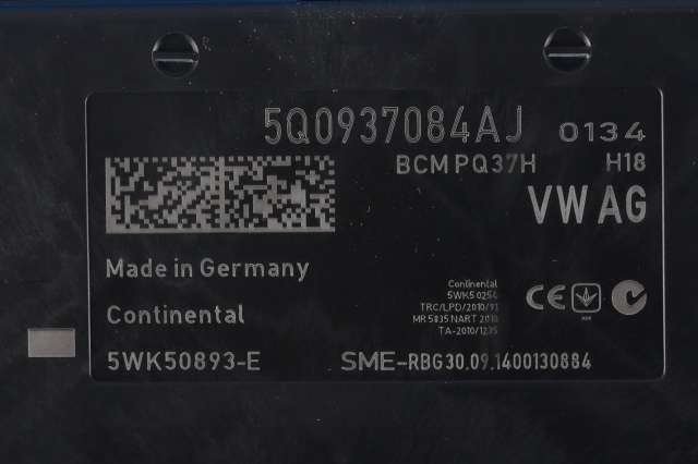 Styreenhet comfort (BCM) til VW Golf VII 2012-2017 (Fase 1)  (VAG|5Q0 937 084 AJ|)