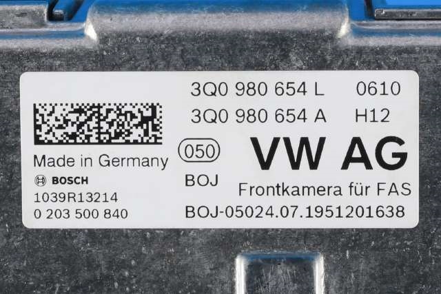 Kamera til VW e-Golf 2017-2020 (Fase 2) (VAG|3Q0 980 654 L|)