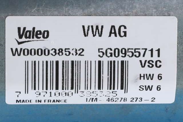Viskermotor bakrute til VW Golf VII 2012-2017 (Fase 1) (VAG|5G0 955 711|)