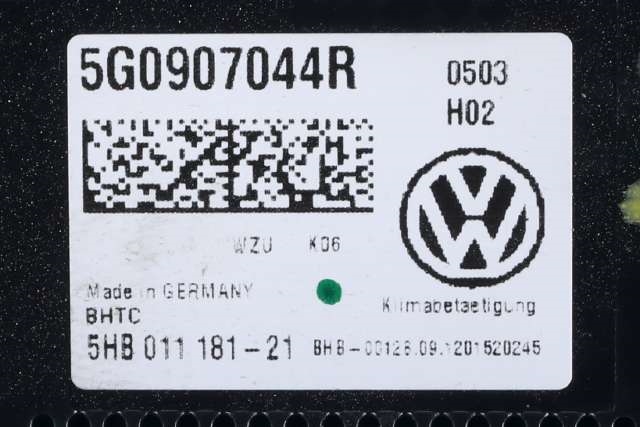 Varmeapparat betjening til VW Golf VII 2012-2017 (Fase 1)  (VAG|5G0 907 044 R|)
