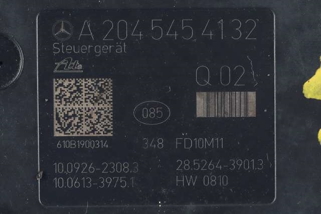 ABS sentral til Mercedes GLK 2008-2015 (X204) (X204) (MERCEDES|A 204 431 53 12|)