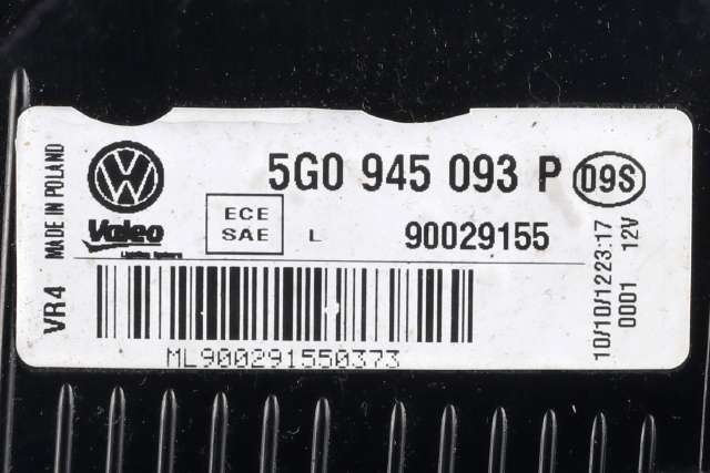 Baklykt venstre indre til VW Golf VII 2012-2017 (Fase 1)  (VAG|5G0 945 093 P|)