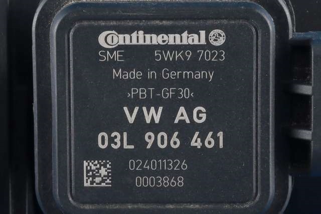 Luftmengde/luftmassemåler til Audi A1 2010-2014 (Type I, Fase 1) (VAG|03L 906 461|)