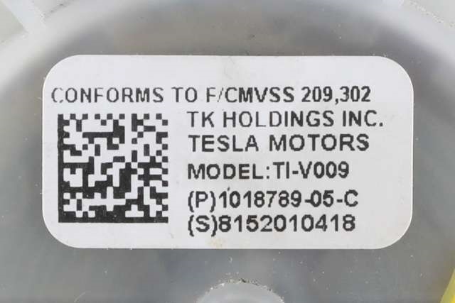 Sikkerhetsbelte bak høyre til Tesla Model S 2016-2021 (Fase 2)  (TESLA|1018789-05-C|)