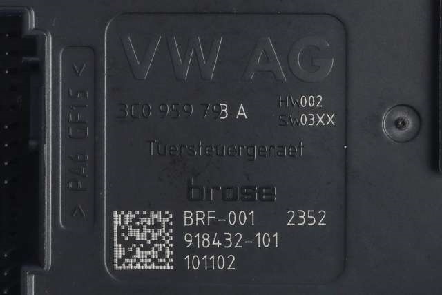 Ruteheis, kun motor, venstre foran til VW Passat 2011-2015 (B7) (B7) (VAG|3C0 959 701 A|)