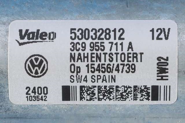 Viskermotor bakrute til VW Passat 2011-2015 (B7) (B7) (VAG|3C9 955 711 A|)