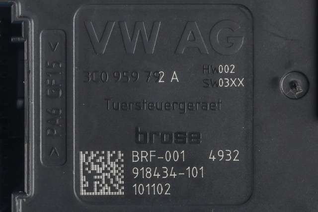 Ruteheis, kun motor, høyre foran til VW Passat 2011-2015 (B7) (B7) (VAG|3C0 959 702 A|)