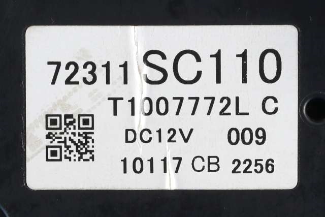 Varmeapparat betjening til Subaru Impreza 2008-2012 (Type III) (SUBARU|72311-SC110|)