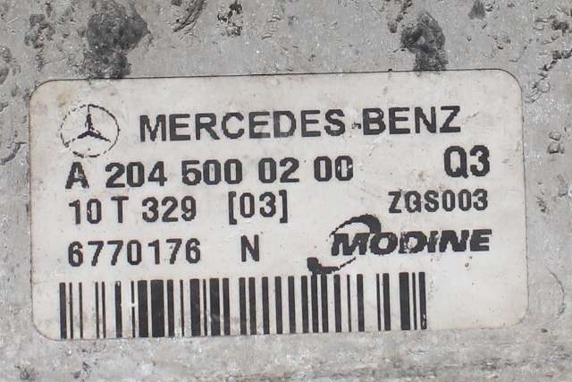 Intercooler til Mercedes GLK 2008-2015 (X204) (X204) (MERCEDES|A 204 500 02 00|)