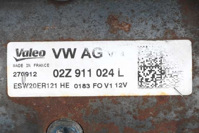 Starter diesel til VW Golf VII 2012-2017 (Fase 1)  (VALEO|ESW20ER121|02Z 911 024 L|)