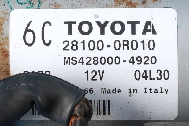 Starter diesel til Toyota Avensis 2009-2015 (Type III, Fase 1) (DENSO|428000-4920|28100-0R010|)