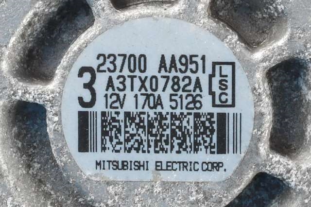 Dynamo diesel til Subaru Outback 2015-2020 (Type V) (SUBARU|23700-AA951|)