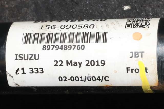 Mellomaksel fremre til Isuzu D-Max 2017-2020 (Type II, Fase 2)  (ISUZU|8979489760|)