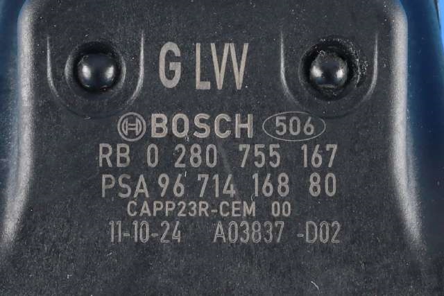 Pedal gass til Peugeot 3008 2009-2016 (Type I)  (BOSCH|0 280 755 167|96 714168 80|)