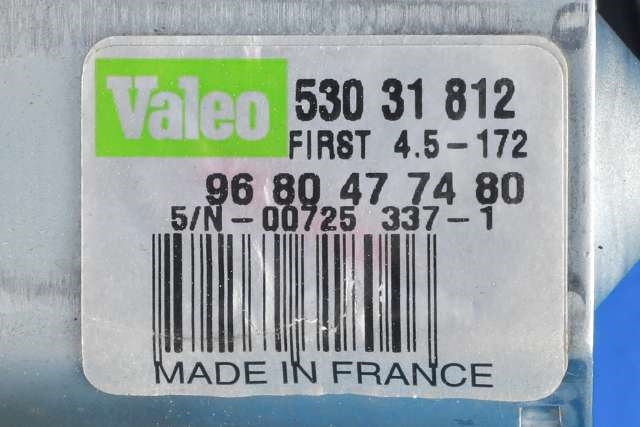 Viskermotor bakrute til Peugeot 3008 2009-2016 (Type I)  (VALEO|530 31 812|96 804774 80|)
