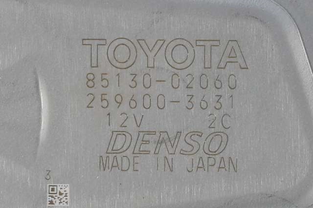 Viskermotor bakrute til Toyota Corolla 2019-->>  (DENSO|259600-3631|85130-02060|)