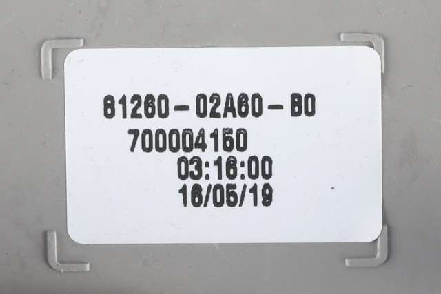 Taklyspanel til Toyota Corolla 2019-->>  (TOYOTA|81260-02A60|)