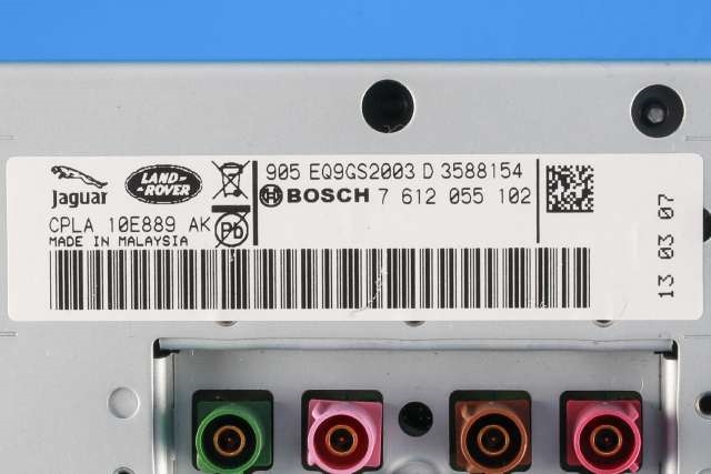 Bilstereo navigasjon skjerm til Land Rover Range Rover 2013-->> (Type IV) (BOSCH|7 612 055 102|CPLA-10E889-AK|)