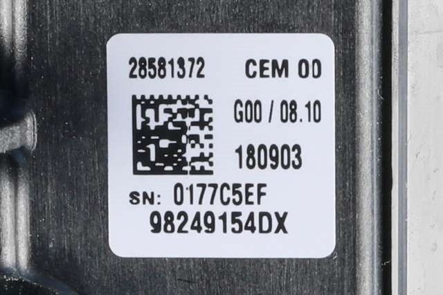 Bryter nødblink til Peugeot 3008 2016-->> (Type II)  (PEUGEOT|98 249154 DX|)