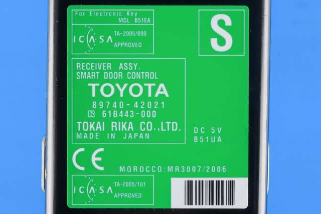 Styreenhet diverse til Toyota RAV4 2009-2013 (Type III, Fase 2)  (TOYOTA|89740-42021|)