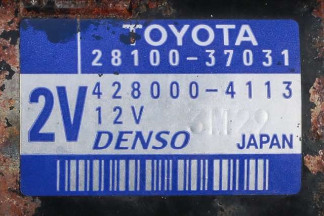 Starter til Toyota RAV4 2009-2013 (Type III, Fase 2) (DENSO|428000-4113|28100-37031|)