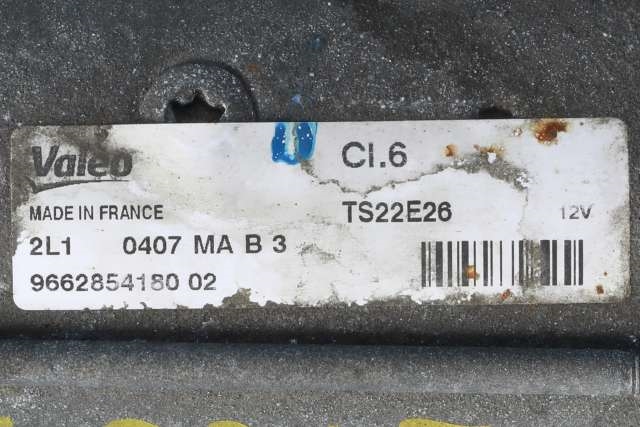 Starter diesel til Peugeot 3008 2009-2016 (Type I) (VALEO|TS22E26|96 628541 80|)