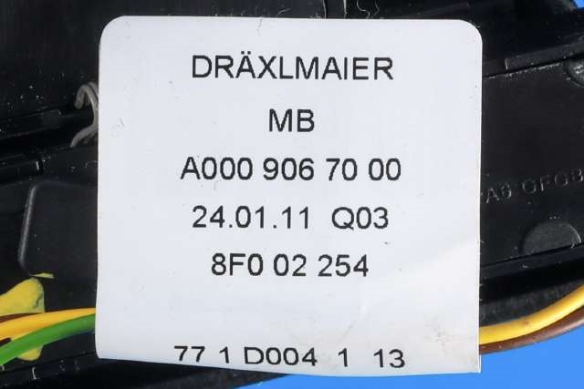 Bryterpanel førersete til Mercedes GLE 2015-2018 (Fase 2) (W166) (W166) (MERCEDES|A 166 905 81 00|)