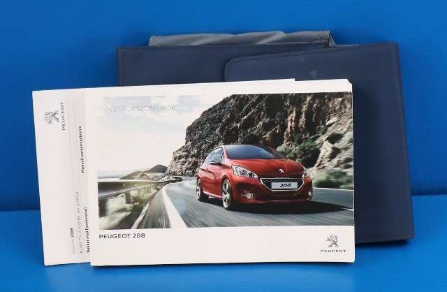 Instruksjonsbok til Peugeot 208, 2012-2019 (Type I)  