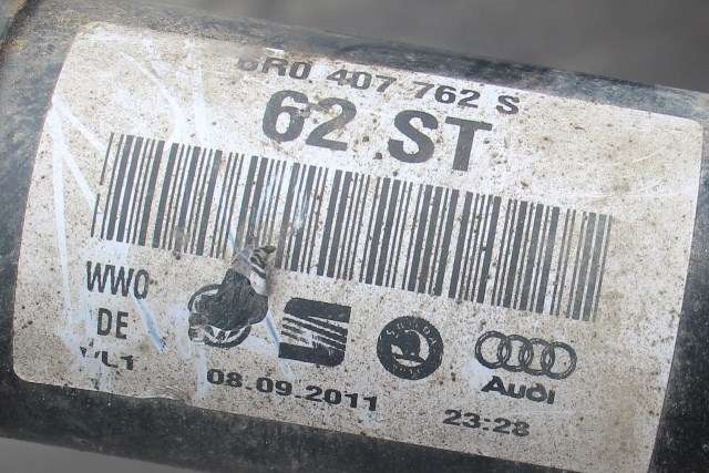 Drivaksel høyre foran, diesel/automat til Audi A1 2010-2014 (Type I, Fase 1) (VAG|6R0 407 762 S|)