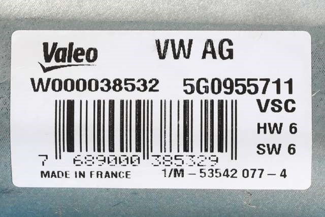 Viskermotor bakrute til VW Golf VII 2012-2017 (Fase 1)  (VAG|5G0 955 711|)