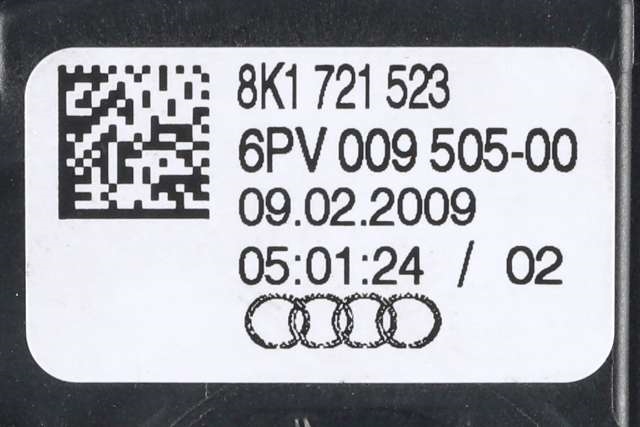 Pedal gass til Audi A4 2007-2014 (Type IV) (B8) (B8) (HELLA|6PV 009 505-00|8K1 721 523|)