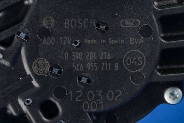 Viskermotor bakrute til VW Golf VI 2008-2012 (BOSCH|0 390 201 216|5K6 955 711 B|)