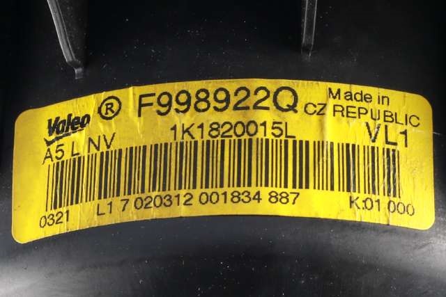 Varmeapparat motor til VW Golf VI 2008-2012 (VAG|1K1 820 015 L|)