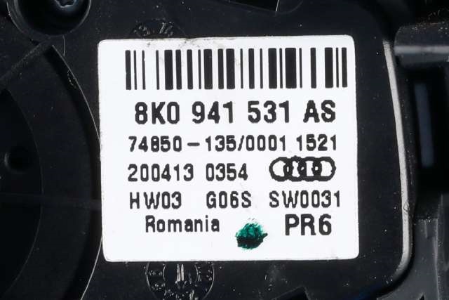 Bryter lys til Audi A4 2007-2014 (Type IV) (B8) (B8) (VAG|8K0 941 531 AS|)