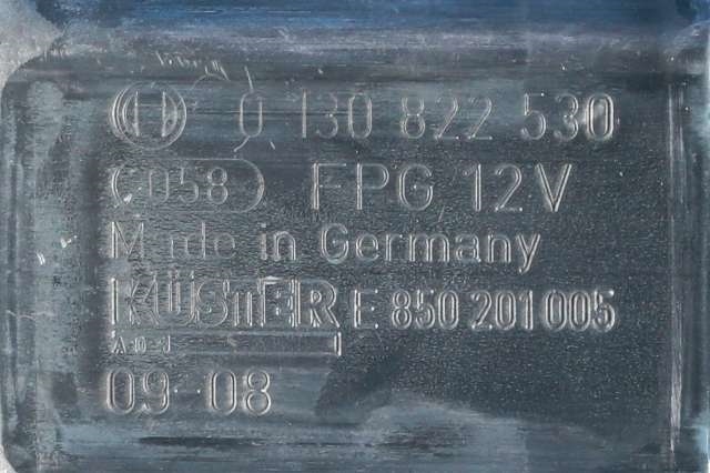 Ruteheis, kun motor, høyre foran til VW Polo 2009-2014 (Type V, Fase 1)  (BOSCH|0 130 822 530|6R0 959 802 K|)