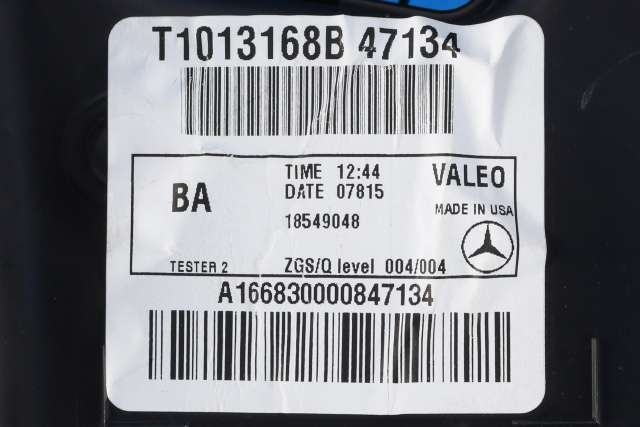 Varmeapparat motor bak til Mercedes GLE 2015-2018 (Fase 2) (W166) (W166) (MERCEDES|A 166 830 00 08|)