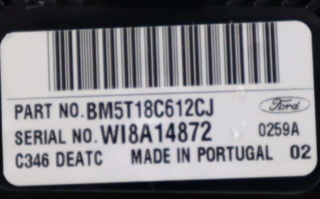Varmeapparat betjening til Ford Focus 2011-2014 (Type III, Fase 1)  (FORD|BM5T-18C612-CJ|)